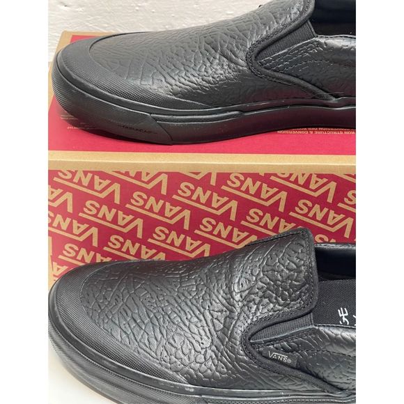 Vans Slip On Sneakers BMX Courage Adam’s Men’s Size 11.5 Black New - Picture 2 of 11